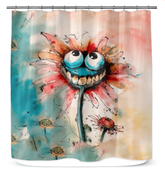 Ukulele's Uplifting Undertones: Shower Curtain